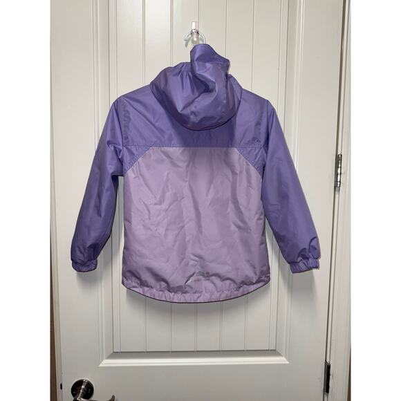Eddie Bauer Girls 3-in-1 Jacket  Animal print Fleece lined Hooded Size S (7/8) - Picture 8 of 10